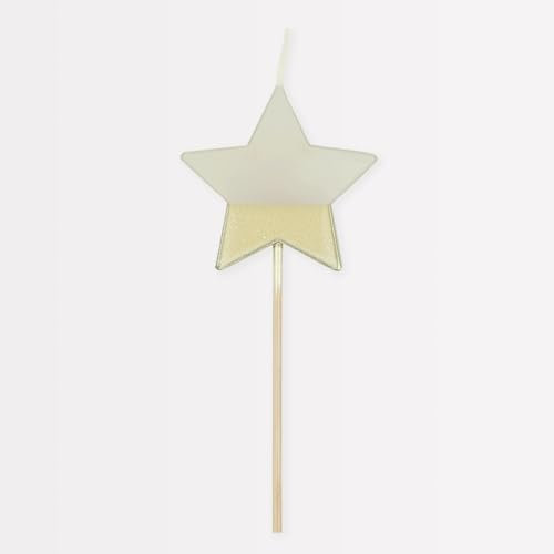 Meri Meri Goldgetauchte Sternkerze (1 Stück)