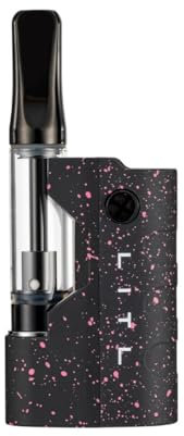 Litl Bit | Günstiger und kompakter Akku mit 510er Gewinde | 3 Spannungseinstellungen | Ein-Knopf-Bedienung | 500-mAh-Akku | USB-C-Laden | Mehrere Farbvariationen (SCHWARZ/NEON PINK)