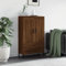 Highboard Braun Eichen-Optik 69,5x31x115 cm Holzwerkstoff,Elegantes Highboard aus massivem Eichenholz mit viel Stauraum für Wohnzimmer und Esszimmer Schränke