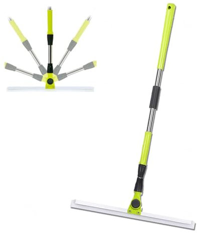 RYJYQYX Squeegee for Floor, with 51 Long Handle Magic Broom Squeegee, Magic Broom Squeegee for Concrete Floor,Bathroom Tile,Large:50×130cm