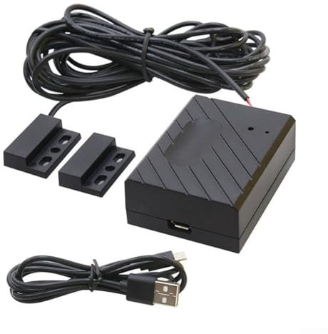 WiFi Smart Garage Door Controller, Garage Door Opener with Remote Monitoring And Voice Control, Compatible With Most Garage Door