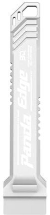 BIGTREETECH Panda Edge - Grattoir professionnel pour imprimante 3D - Avec 3 lames pour lame de laboratoire en bambou - Design tout en métal amélioré avec poignée confortable pour le décapage de la