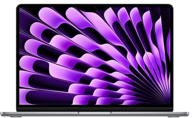 2024 Apple MacBook Air with M3 Chip 8-core CPU / 10-core GPU (13.6-inch, 8GB RAM, 256GB SSD) (QWERTY English) Space Grey (Renewed)