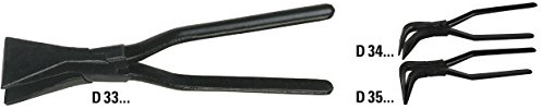 BESSEY Erdi Falzzange D33-60 | gerade | Maulbreite 60 mm | durchgesteckt | Ideal für exaktes Falzen und präzises Umformen von Blechen sorgt für gleichmäßige Ergebnisse