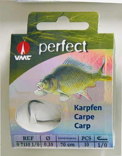 VMC Perfect gebundene Karpfen Boilie Nickel Schwarz, Hakengröße:1