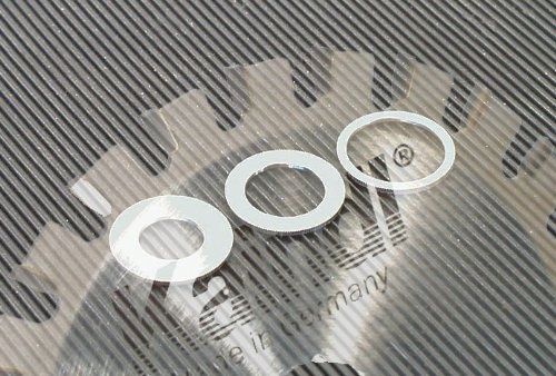 Kaindl Reduzierring für Sägeblätter 30 auf 16mm, Hochgeschwindigkeitsstahl oder Siliziumkarbid, Sägeblattadapter, Holz, Holzwerkstoff