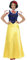 Smiffys Schneeprinzessin Kostüm, Gelb, mit Kleid, Kragen & Kopfschmuck