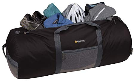 Outdoor Products Utility Shoulder Duffle Bag - Ideal for Camping, Gym, Sports, Travel, Overnight, Weekends, Carryall, Holdall, Packable - Giant