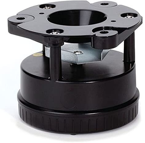 Moultrie All-in-One Deer Feeder Timer Kit | Metal Spin Plate | Easy Setup | Adjustable Mount, Black