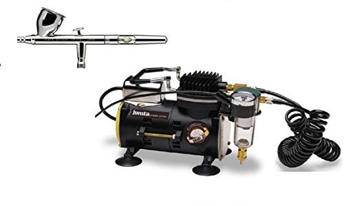 Iwata Eclipse HP-CS Airbrushing System with Sprint Jet Air Compressor by Iwata