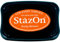 Tsukineko StazOn Stempelkissen - Braun, Rusty Brown - Groß - Deckend, Lufttrocknend, Wasserfest - Embossing
