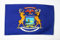 AZ FLAG - Flagge Michigan - 150x90 cm - Bundesstaat Michigan Fahne 100% Polyester mit Messing-Ösen - 110g
