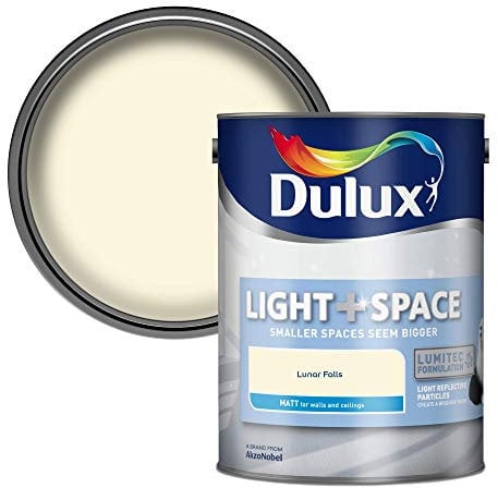 Dulux Light and Space Matt Emulsion Paint, Lunar Falls, 5 Liters
