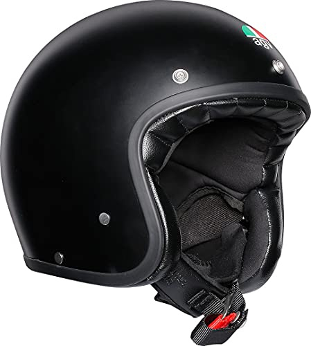 AGV Legends X70 Open Face Motorcycle Helmet, Matt Black