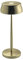 Zafferano, Sister Light Lampe, Wiederaufladbare und Kabellose Tischlampe mit Touch Control, Geeignet für den Innen- und Außenbereich, Dimmer, 2700-4000 K, Höhe 32,8 cm, Farbe Gold Eloxiert