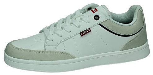 Levi's Herren Billy 2.0 Sneaker, Brilliant White, 41 EU