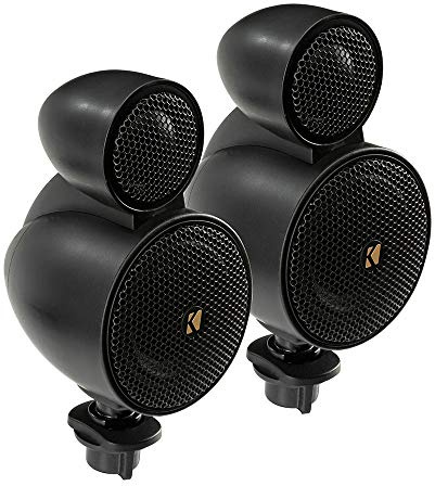 Kicker 47KSMT2504 KSMT250 Dual Pod Component System w/ 6.3 cm Mids and 2.5 cm Hochtöner, 4 Ohm