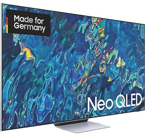 Samsung Neo QLED 4K QN95B 85 Zoll Fernseher (GQ85QN95BATXZG, Deutsches Modell), Quantum HDR 2000, Neural Quantum Prozessor 4K, Dolby Atmos, Smart TV [2022], Strahlendes Silber