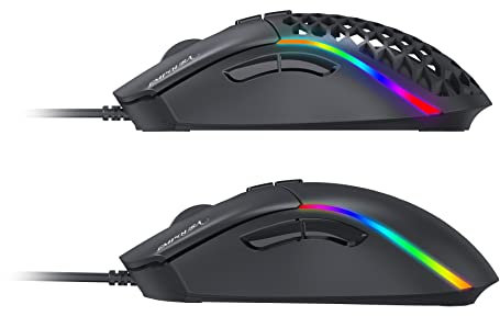 İnca Gaming Mouse IMG-GT20 PRO Optical Gaming Mouse 10000 DPI RGB Logo Effect with Interchangeable Cover, Precise and Quick with Adjustable Weight