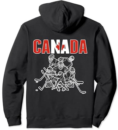 Canada Ice Hockey Fans Trikot – Support Canadian Hockey Team Pullover Hoodie
