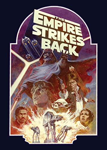 Displate Star Wars Metallposter Star Wars Poster Star Wars Geschenk Star Wars Deko Star Wars Plakatte Star Wars Posters - The Empire Strikes Back Poster 67,5x48cm