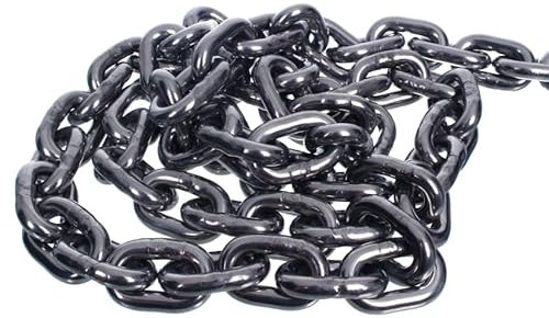 NAJDER Edelstahlkette 5m, Edelstahl Ketten, Sicherungskette, Kette Hängesessel, Absperrketten, Max 3000kg, 8mm x 5m, DIN 766, Dicke 8mm, Edelstahl A4, Inox, AISI 316, Premium Qualität