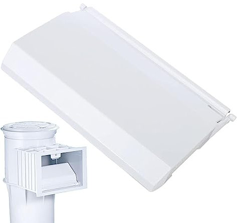Hongjingda la Trappe Skimmer Piscine | Blanc Haute résistance, résistant à la Chaleur - Accessoire Piscine Multifonction Pratique avec Mousse