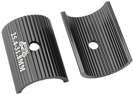 JOCXZI Manillares de Bicicleta Shim,Spacer Bike vástago Shims,aleación de Aluminio,Spacer Bike vástago Shims,Manillar 25,4 a 31,8 mm,para MTB Road Bike,2 Piezas
