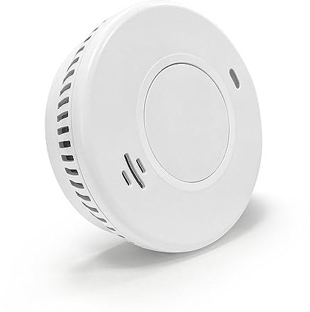 Detector de humo con 10 años de autonomía, detector de incendios con sensor fotoeléctrico
