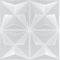 3D Paneele Polystyrol XPS Styropor – Moderne Wandverkleidung & Deckenpaneele – Wandpaneelen Leicht Flexibel - 50x50cm / ‎‎8m² - 32 Stück (Weiß 01)