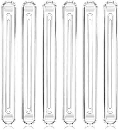 Kquepo Stuhl-Wandschutz Aus Gummi für die Stuhllehne, 6er-Pack Transparente Möbelstoßstangen, Silikon-Schranktür für Duschtüren, Schublade