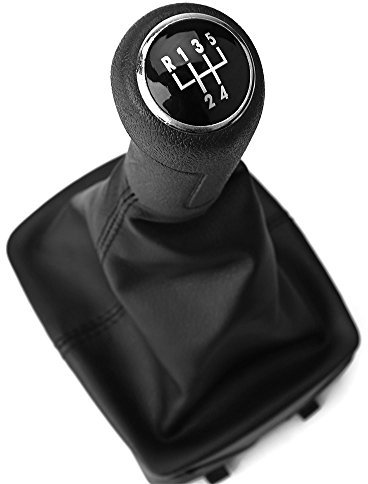Genérico Pomo + funda de cambio 5V compatible con Volkswagen Polo 9n y 9n2 - nuevo