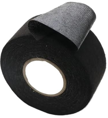 Cinta Aislante Cinta de tela adhesiva resistente al calor de 15 metros, 9-50mm, for arnés de cables automotrices, telar de cableado, protección eléctrica contra el calor Electrical Tape(Size:5 rolls,C