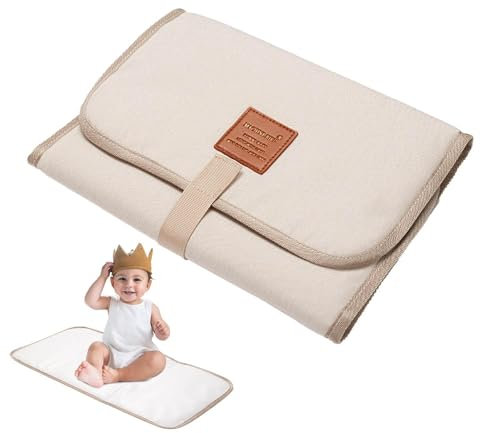 Matelas À Langer, Pliable Matelas A Langer De Voyage Tapis À Langer Pour Bébé Portable Couche Changer Tapis Pour Bébé Maison Extérieur Voyage, 31x1x21cm