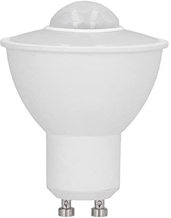 Kavolet GU10 Bulb Infrared Motion Sensor 5W 500LM LED Indoor Light for Corridor Entrance White