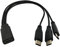 Qaoquda USB C Splitter Charge Cable,1 Feet USB Type C Female to 3 x USB Type C Male Splitter Extension Charging Cable, 3 in 1 Fast Charging Cord(Only for Charging)