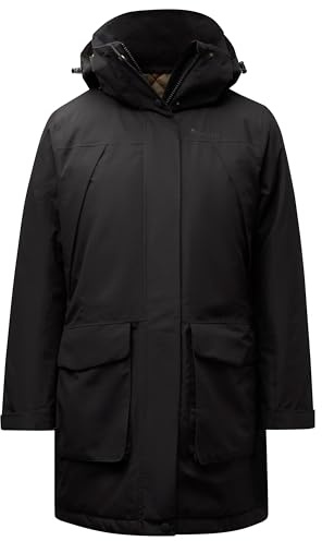 Pinewood Damen Wilda Padded Parka - Gefütterte, wind- und wasserdichte Damenjacke für kalte Herbst- und Wintertage - ideal für aktive Hundebesitzerinnen mit praktischen Details