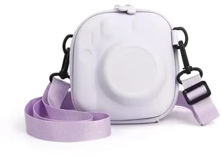 PNMNZTPAP Fit For Fujifilm Instax Mini 7+ 8/9/11/12/40 Camera Bag EVA Universal Hard Case Storage Bag Film Camera Bag With Shoulder Strap Camera bag(Purple)