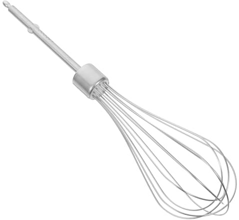 MUELODSIC Handmixer Ersatzteile Rührbesen aus Edelstahl mit 12 Drahtstäben Ersatz Rührbesen für Handmixer für Küche Silber Einfaches Rühren
