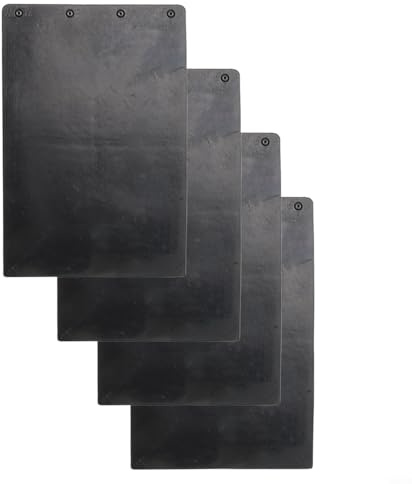 CashMuch Gummi-Bodenplatte, Trägerplatte, 165 x 110 mm, für 9403 Bandschleifer, Schwarz, 4 Stück