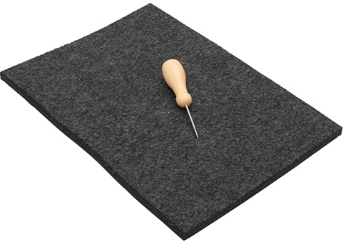 Betzold Prickelnadel-Set mit Holzgriff und Prickelunterlage aus Filz | Prickeln, Feinmotorik, Basteln, Filzunterlage