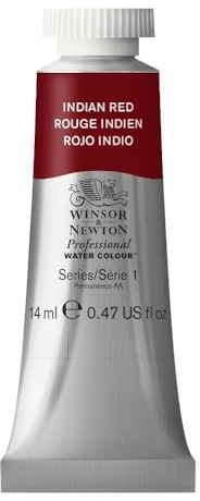 Winsor & Newton 14 ml Tube Professional Water Colour Paint, Indian Red