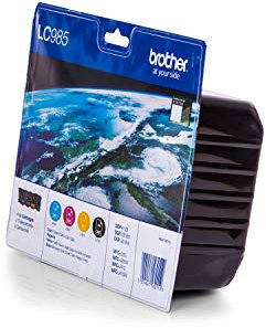 Brother LC-985VP Tintenpatron schwarz/gelb/blau/rot