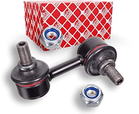 febi bilstein 18103 Verbindungsstange mit Sicherungsmuttern, 1 Stück | Kompatibel mit: TOYOTA CARINA V, CARINA V Kombi, CARINA V Stufenheck