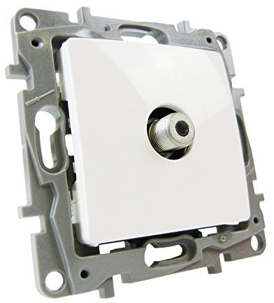 prise tv simple type f etoile blindée pur legrand niloé