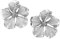 Sterling Silber 1/5,1 cm Hibiskus Ohrstecker by Hawaiian Silber Schmuck