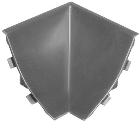 HOLZBRINK Innenecke passend zum Dekor Ihrer Abschlussleisten Granit dunkel Innenkante PVC Küchenabschlussleiste 23x23 mm