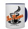 printplanet® Tasse mit Namen personalisiert - Motiv Coffee-Mug individuell gestalten - Farbvariante Blau
