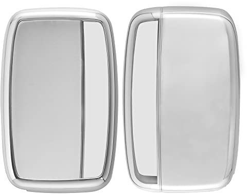 kwmobile Funda Compatible con Land Rover Jaguar Llave de Coche con Control Remoto de 5 Botones - Carcasa Suave de TPU - Cover de Mando y Control de Auto en Plateado Brillante