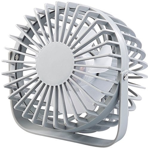 Sichler Haushaltsgeräte Lüfter USB: USB-Tischventilator im Retro-Design, 2 Stufen, 2,5 Watt, Ø 7,5 cm (Ventilator Tisch, Mini-Tischventilator, Luftkühler Auto)